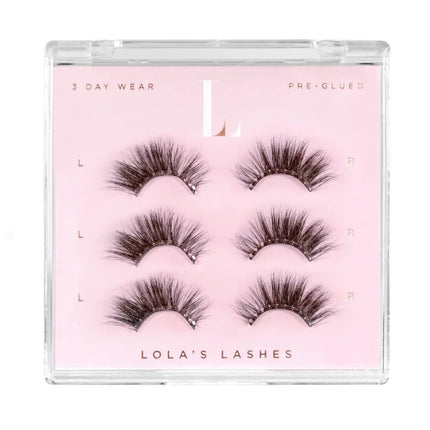 Lola's Lashes Demi Flare Half Lashes Brown