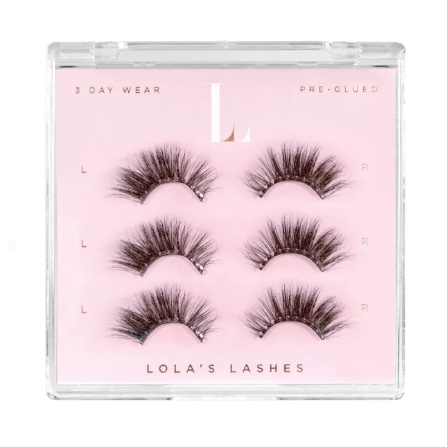 Lola's Lashes Demi Flare Half Lashes Brown