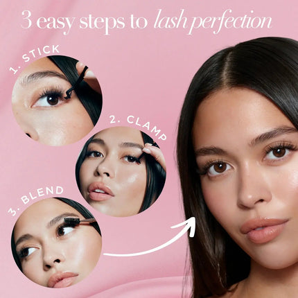 Lola's Lashes Soft Definition Single Length Pre-glued Lashes 12 mm Medium