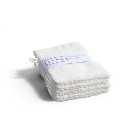 LVNG Washcloth Off White