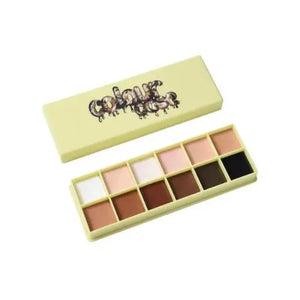 Color Case Cosmetic Paint Palette &amp; Brush Set The Essentials