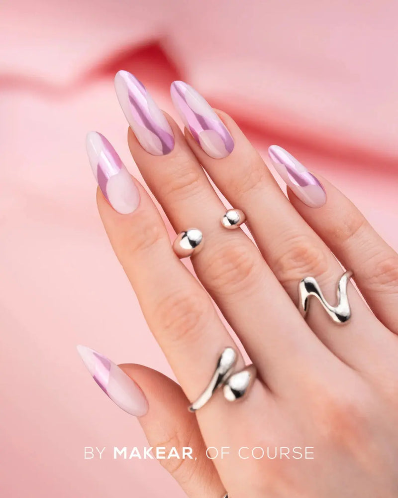 Makear Liquid Effect Nail Dust Chrome SFX Violet
