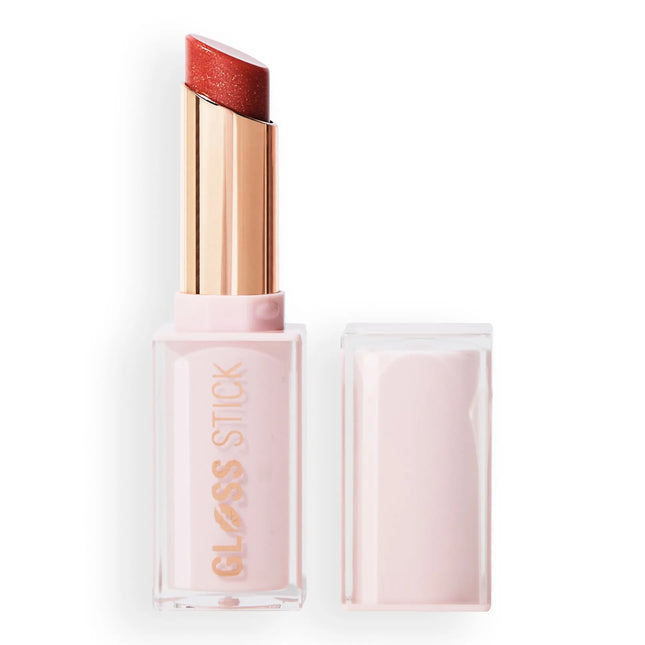 Makeup Revolution Pout Lip Gloss Stick Shimmer Sugar Cookie Pink