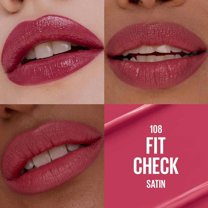 Maybelline Maybe It's Serum Lipstick 108 Fit Check