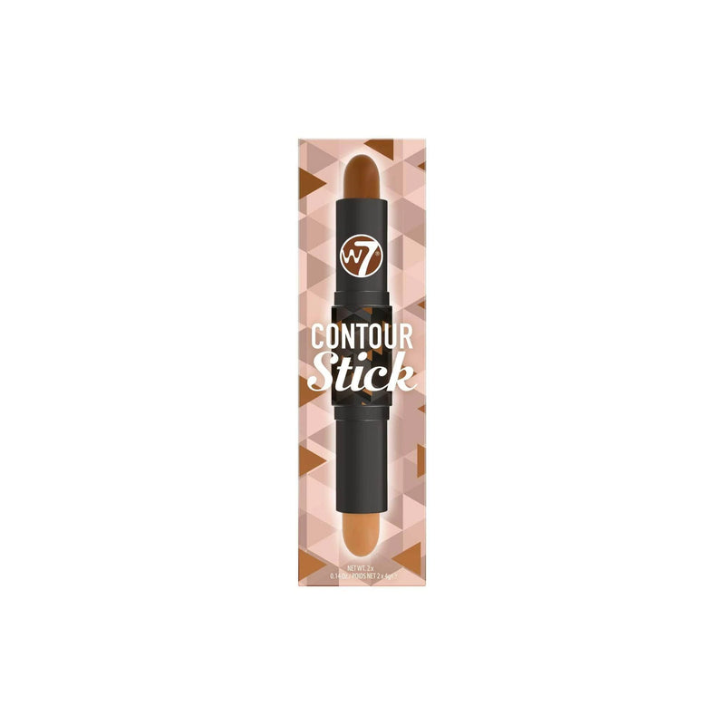 W7 Cosmetics Contour Stick Medium Deep, contour en highlighter duo stick