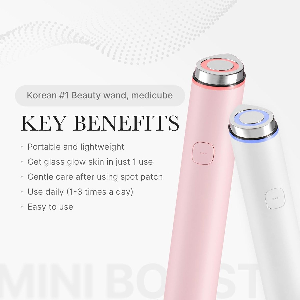 Buy Medicube Age-R Booster Pro Mini Plus Pink online | Shop at