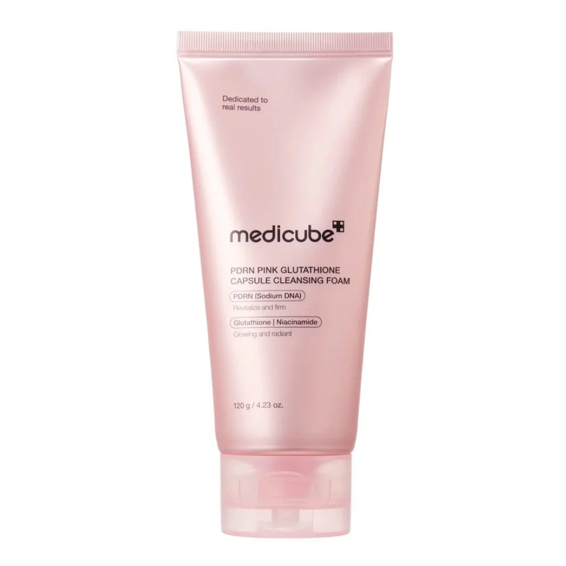 Medicube PDRN Pink Glutathione Capsule Cleansing Foam