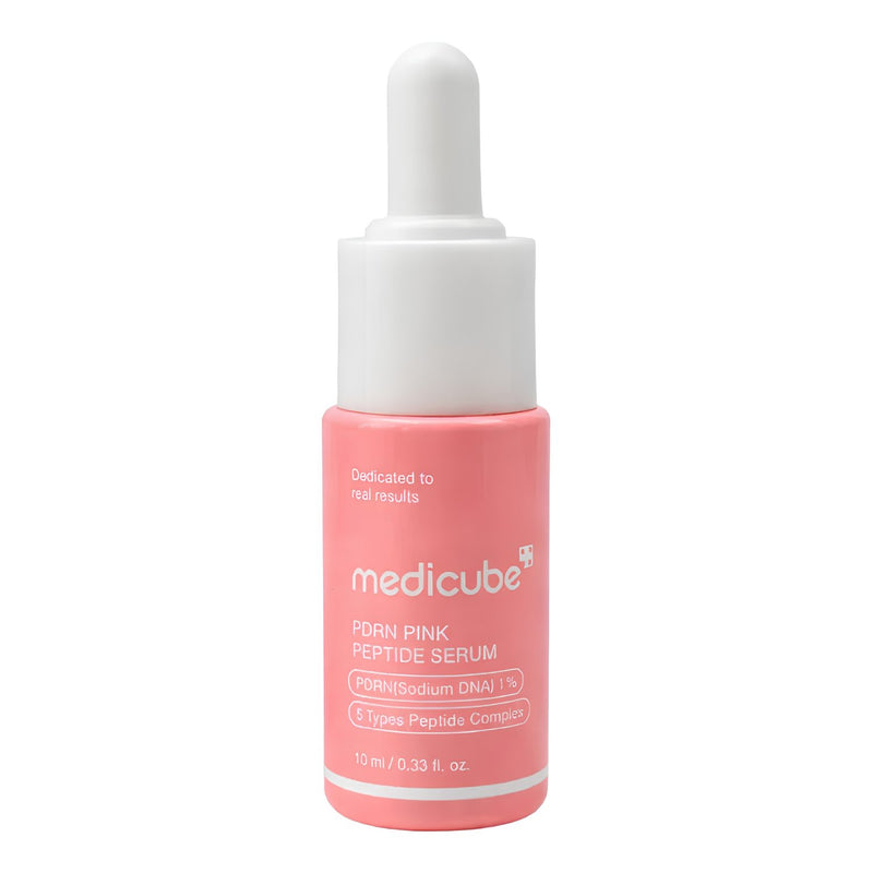 Medicube Pdrn Pink Peptide Serum, lichtgewicht serum voor huidvernieuwing en elasticiteit