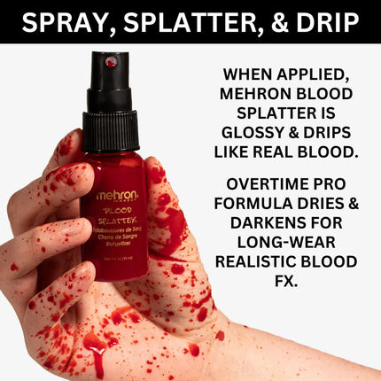 Mehron Makeup Blood Splatter 30 ml.