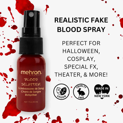 Mehron Makeup Blood Splatter 30 ml.