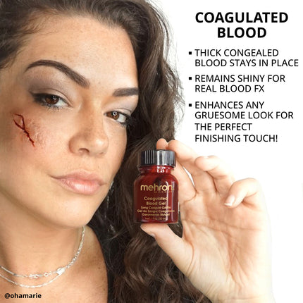 Mehron Makeup Coagulated Blood Gel 15 ml.