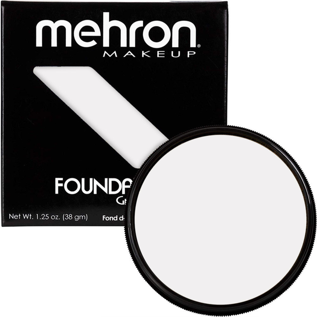 Mehron Makeup Foundation Greasepaint White
