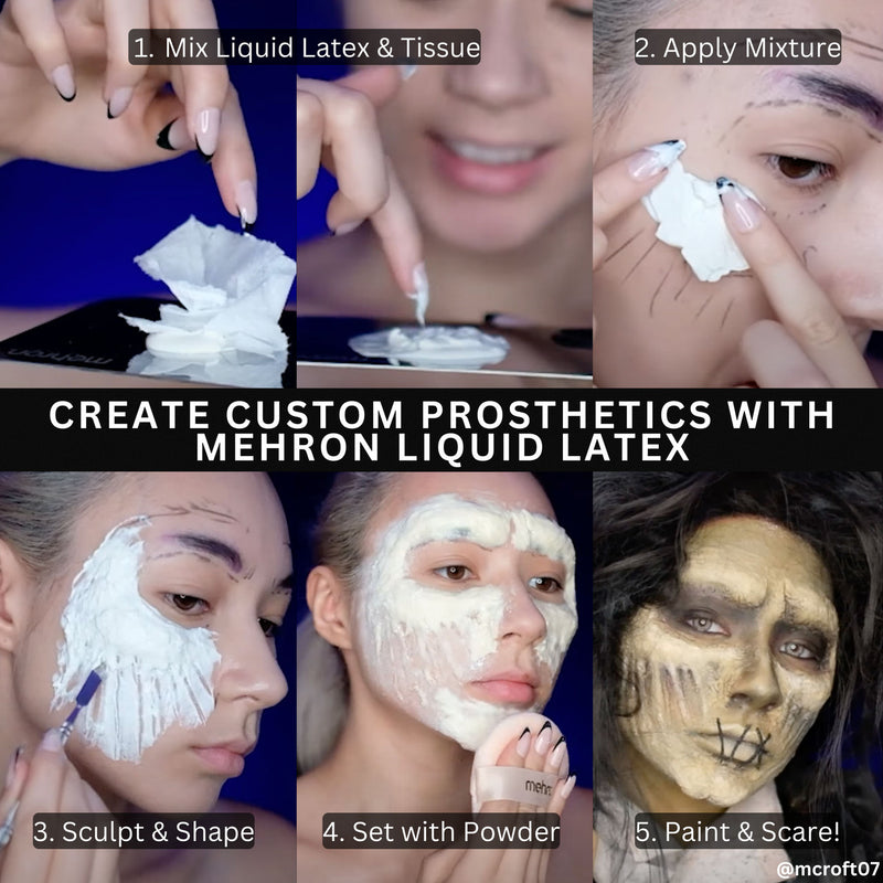 Mehron Makeup Latex Light Flesh 130 ml.