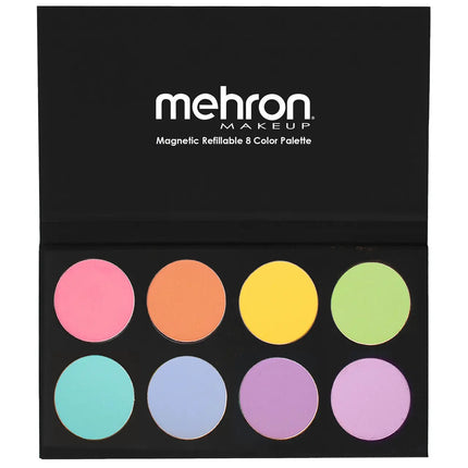 Mehron Makeup Paradise Makeup AQ 8 Color Magnetic Palette Pastel