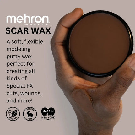 Mehron Makeup Scar Wax Dark