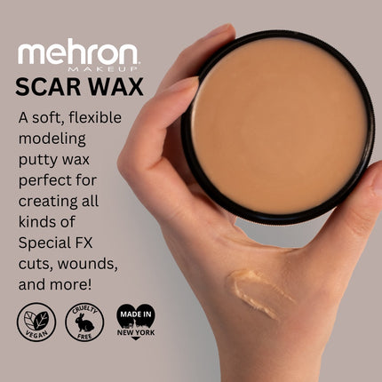 Mehron Makeup Scar Wax Light