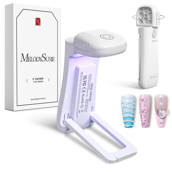 MelodySusie Foldable & Standable 2-in-1 Design LED/UV Nail Lamp