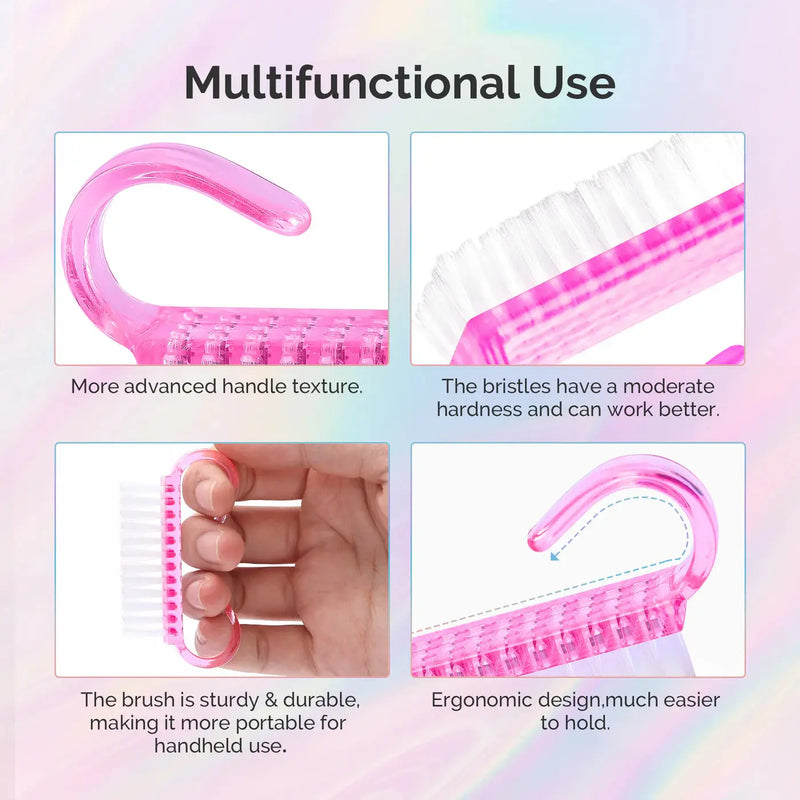 MelodySusie Professional Nail Files & Buffers 100/180 Grit 16Pcs