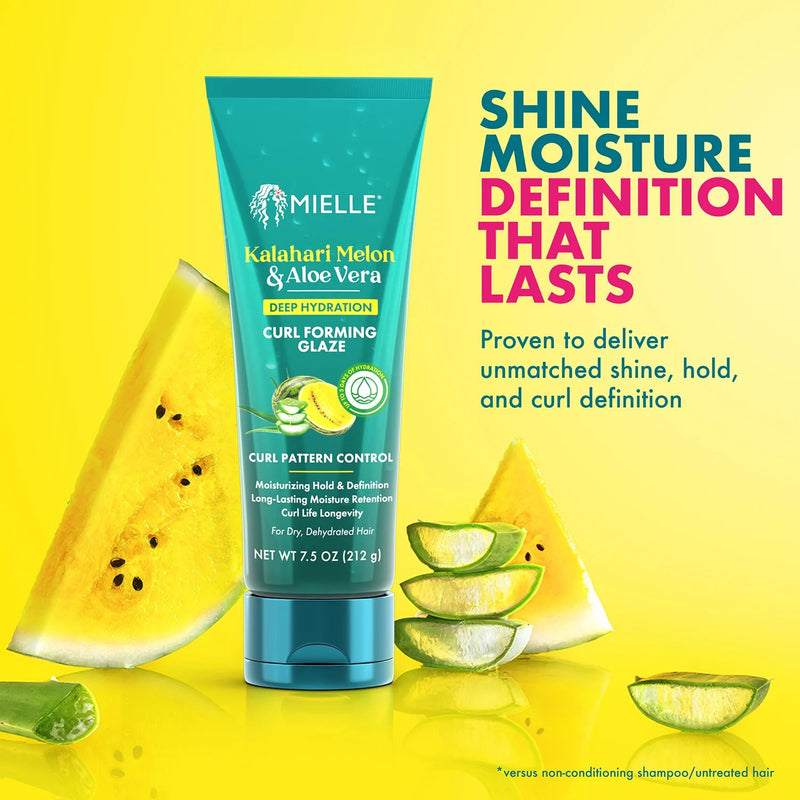 Mielle Organics Kalahari Melon & Aloe Vera Curl Forming Glaze Gel, crème-gel voor gedefinieerde krullen