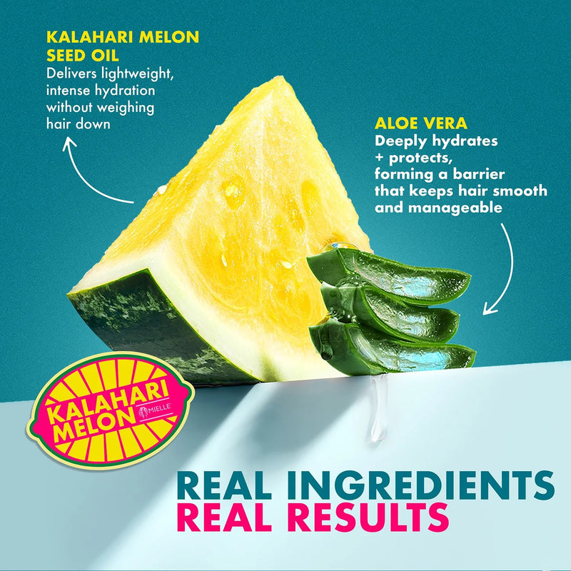 Mielle Organics Kalahari Melon & Aloe Vera Shampoo voor milde reiniging en hydratatie