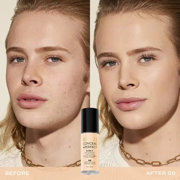2-in-1 Foundation and Concealer 02 Natural