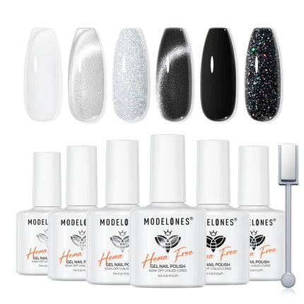 Modelones Gel Nail Polish Set Back For Good