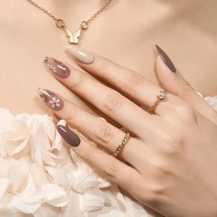 Modelones Gel Nail Polish Set Coffee and Cream