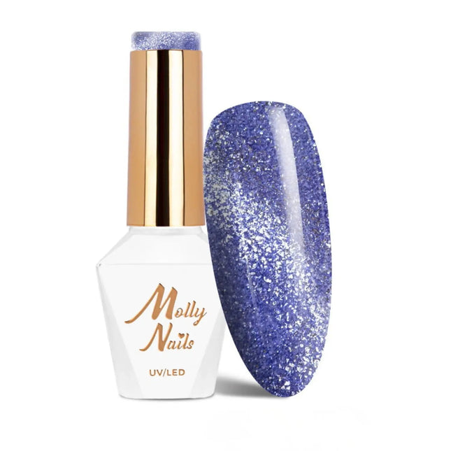 Molly Nails UV/LED Gel Polish Cat Eye Glacier Crush Nr 252 Amethyst