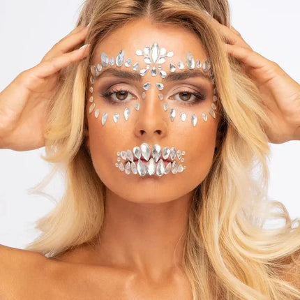 Moon Creations Moon Terror Halloween Face Jewels Sugar Skull