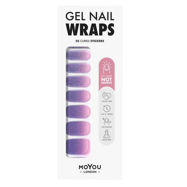 MoYou London Non-UV Gel Wraps Sweet Fade