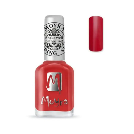 Moyra Stamping Nail Polish No. 02 Red
