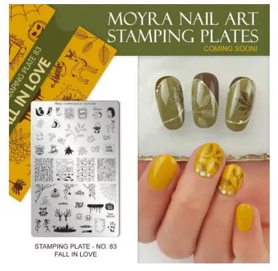 Moyra Stamping Plate No. 83 Fall In Love