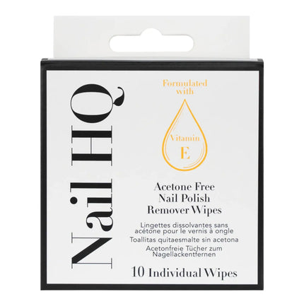 Nail HQ Acetone Free Nail Polish Remover Wipes