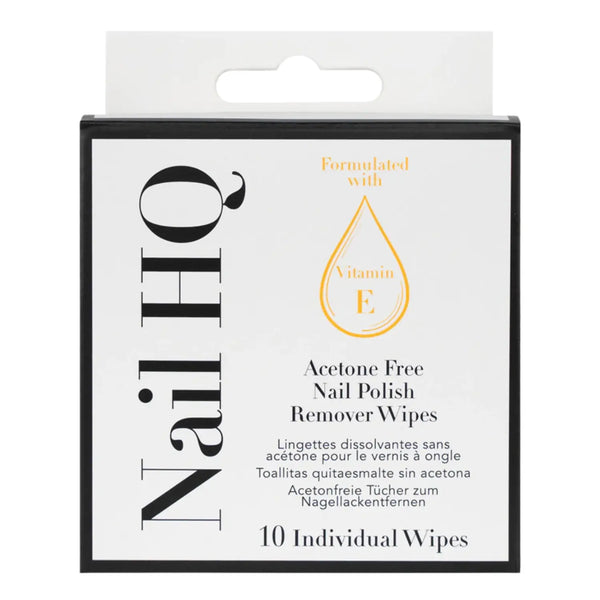 Nail HQ Acetone Free Nail Polish Remover Wipes