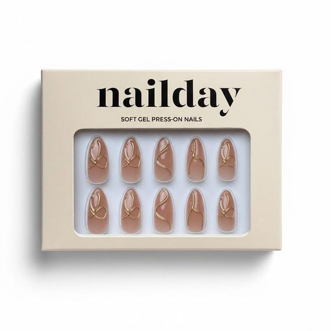 Nailday Soft Gel Press-On Nails Oh My Bow