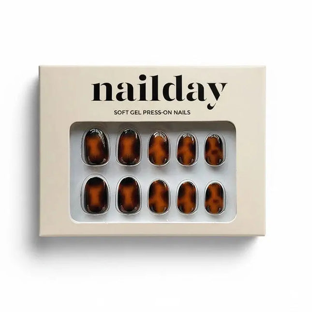 Nailday Soft Gel Press-On Nails Tortoise