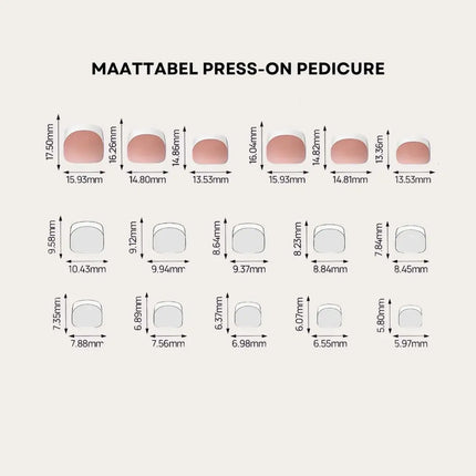 Nailday Soft Gel Press-On Toe Nails Celine