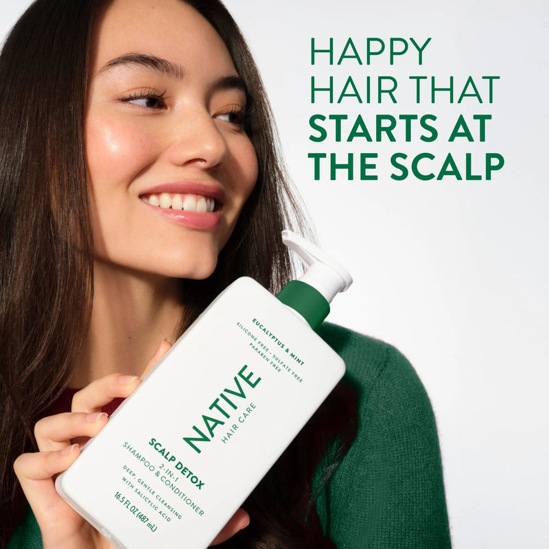 Native 2 In 1 Shampoo & Conditioner Eucalyptus & Mint 3