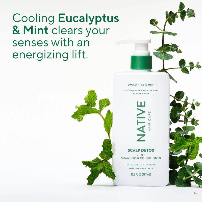 Native 2 In 1 Shampoo & Conditioner Eucalyptus & Mint 5