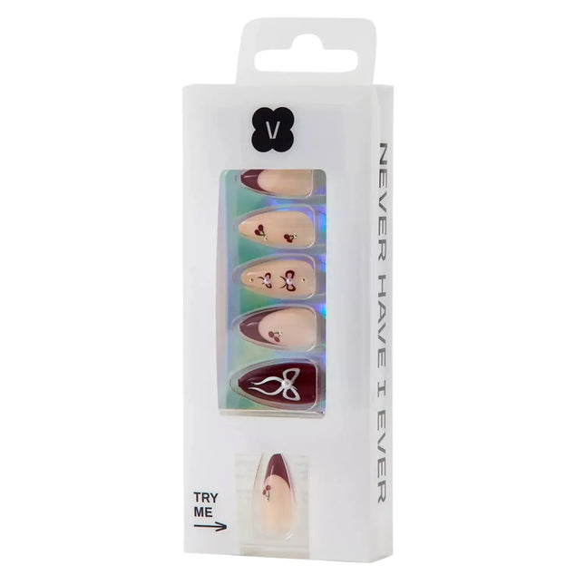 Never Have I Ever Press-On Nails Cherry Cola