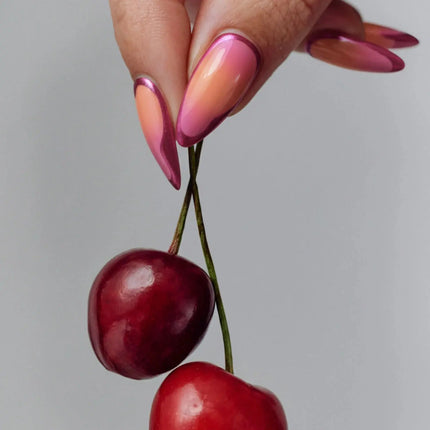 Never Have I Ever Press-On Nails Sunset Chrome