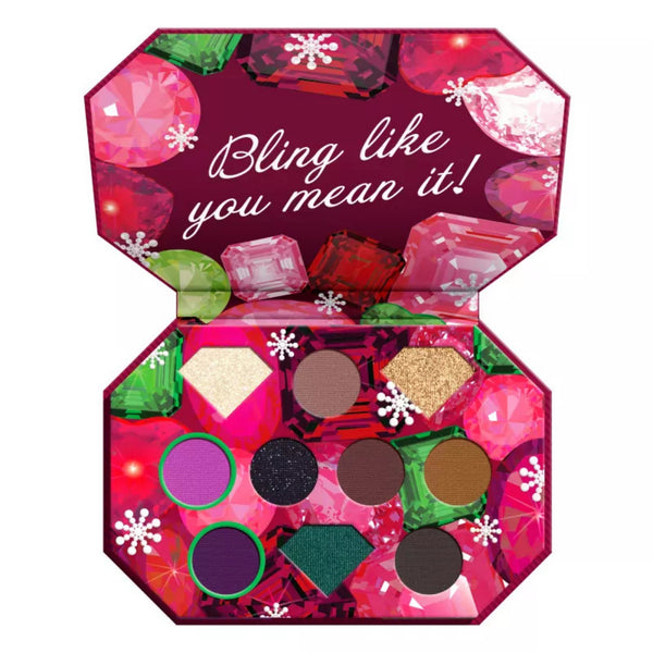 NYX Professional Makeup Bling the Halls Sweet Gem Eyeshadow Palette, oogschaduwpalette voor feestelijke looks
