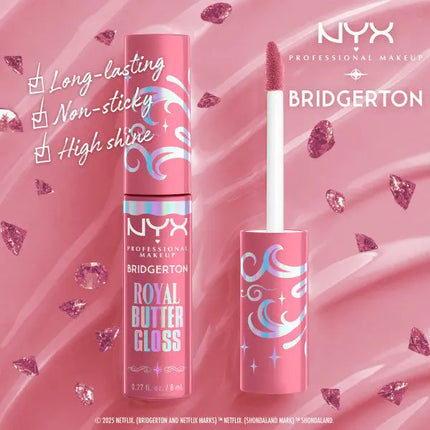 NYX Professional Makeup Bridgerton Royal Gloss 01 Angel Food Cake