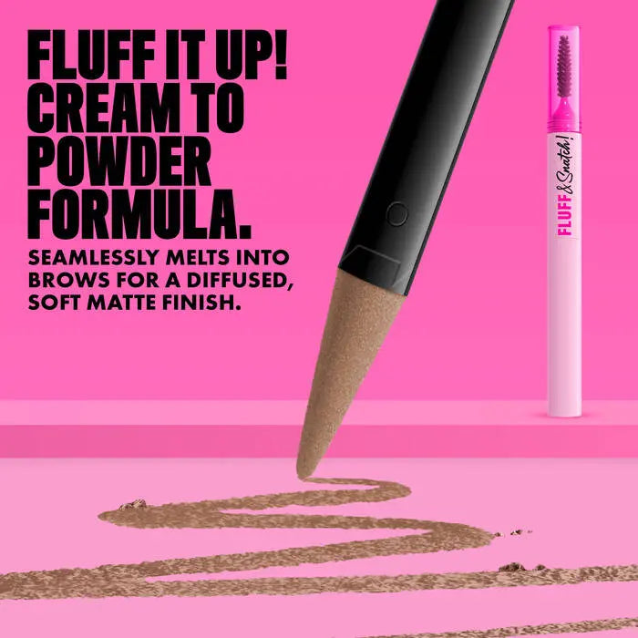 NYX Professional Makeup Fluff N Snatch Powder Pen Taupe, wenkbrauwpen voor fluffy wenkbrauwen