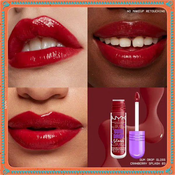 NYX Professional Makeup Holiday Cranberry Splash Gum Drop Lipgloss