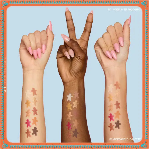 NYX Professional Makeup Holiday Gingerbaddie Eyeshadow Palette