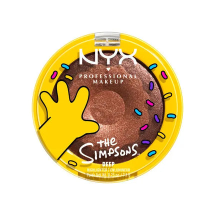 NYX Professional Makeup Homer Simpson Donut Highlighter Glazed Over 02 Deep