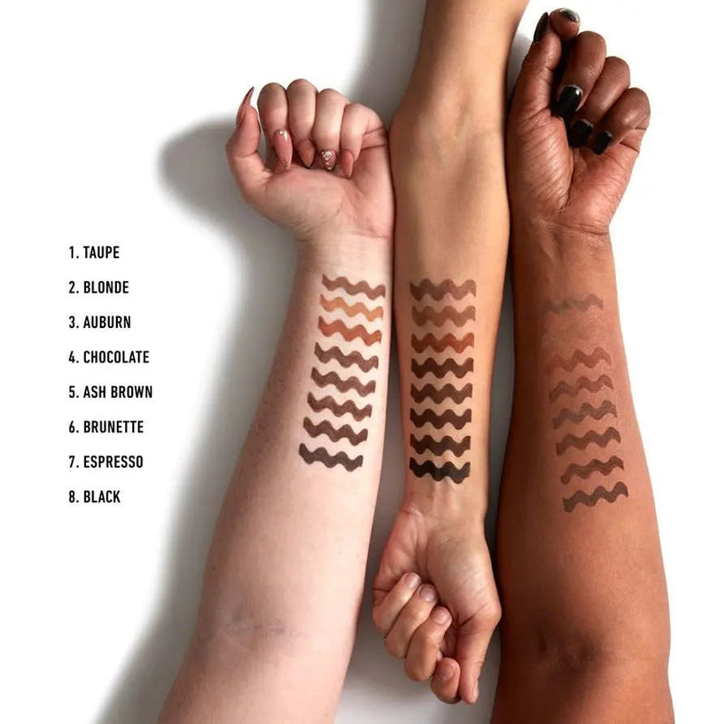 NYX Professional Makeup Micro Brow Pencil Ash Brown, wenkbrauwpotlood met spoolie, foto 2 van 4