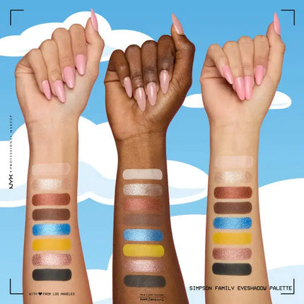 NYX Professional Makeup Simpson Family Eyeshadow Palette