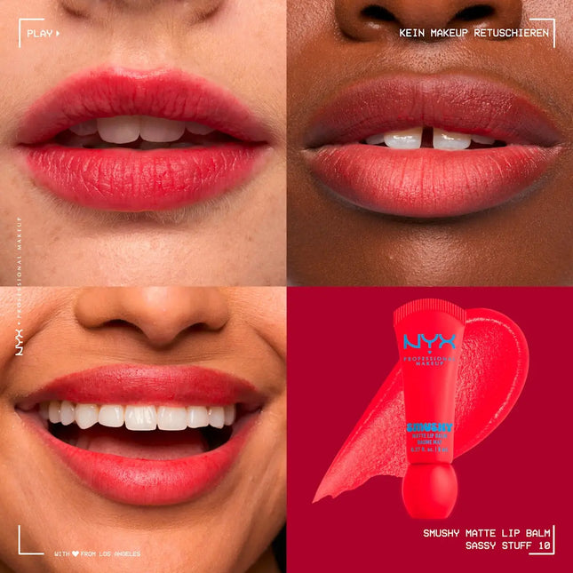 NYX Professional Makeup Smushy Matte Lip Balm Sassy Stuff